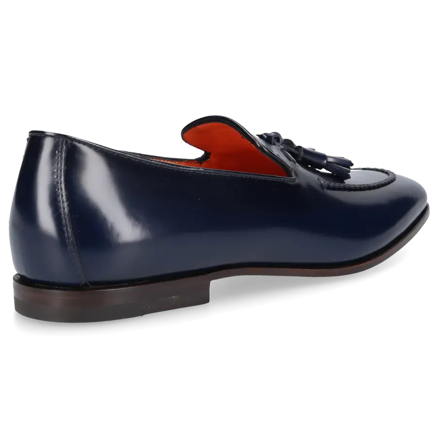 Santoni - Loafer MCNC18 Kalbsleder - blau
