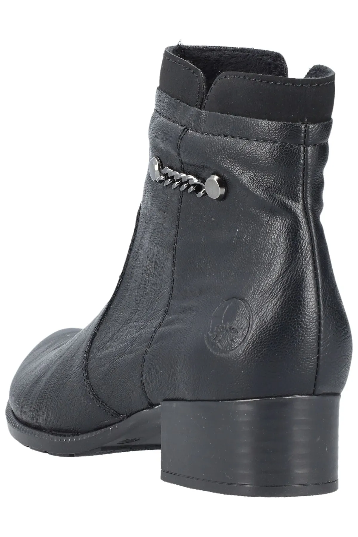 Rieker  Stiefelette - Schwarz - Blockabsatz