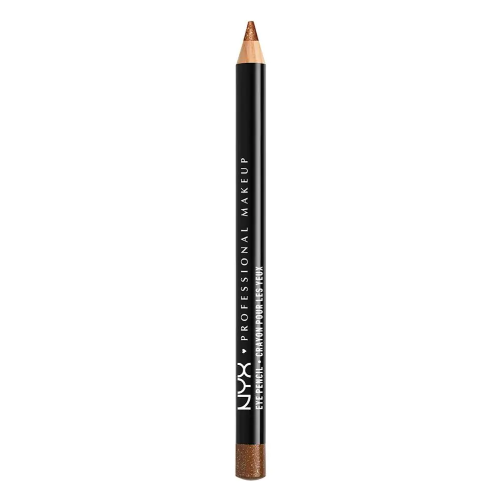 NYX plonas akių pieštukas bronzinis blizgutis
