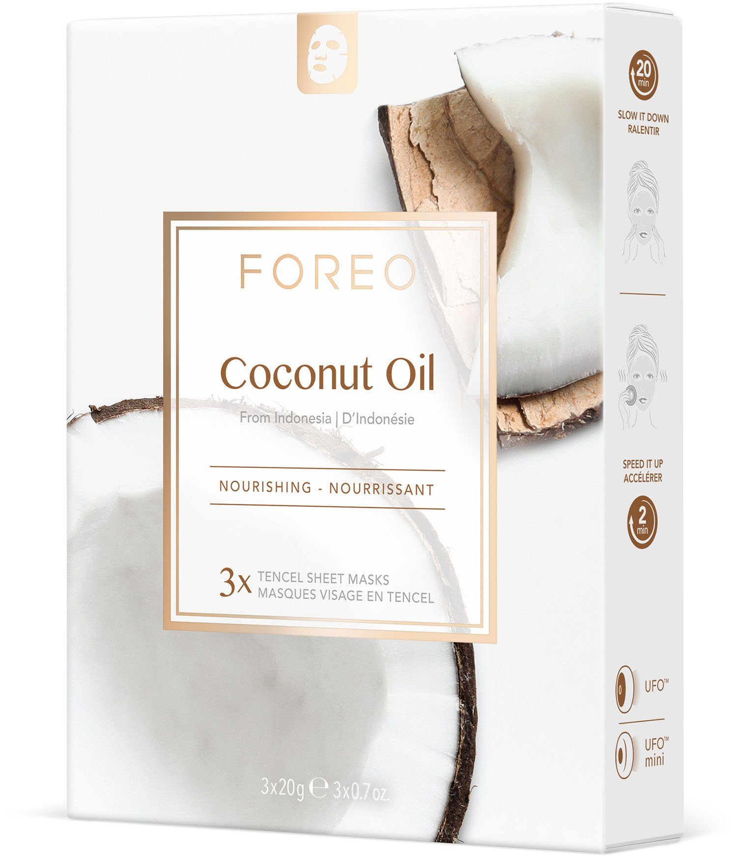 FOREO Gesichtsmaske Farm To Face Collection Sheet Masks Coconut Oil