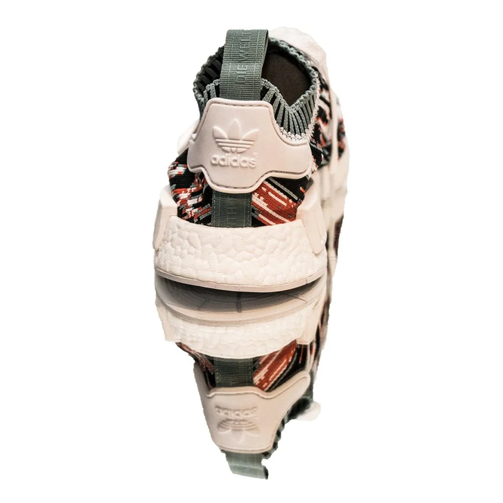 NMD R1 Sneakersnstuff Datamosh Collegiate Orange