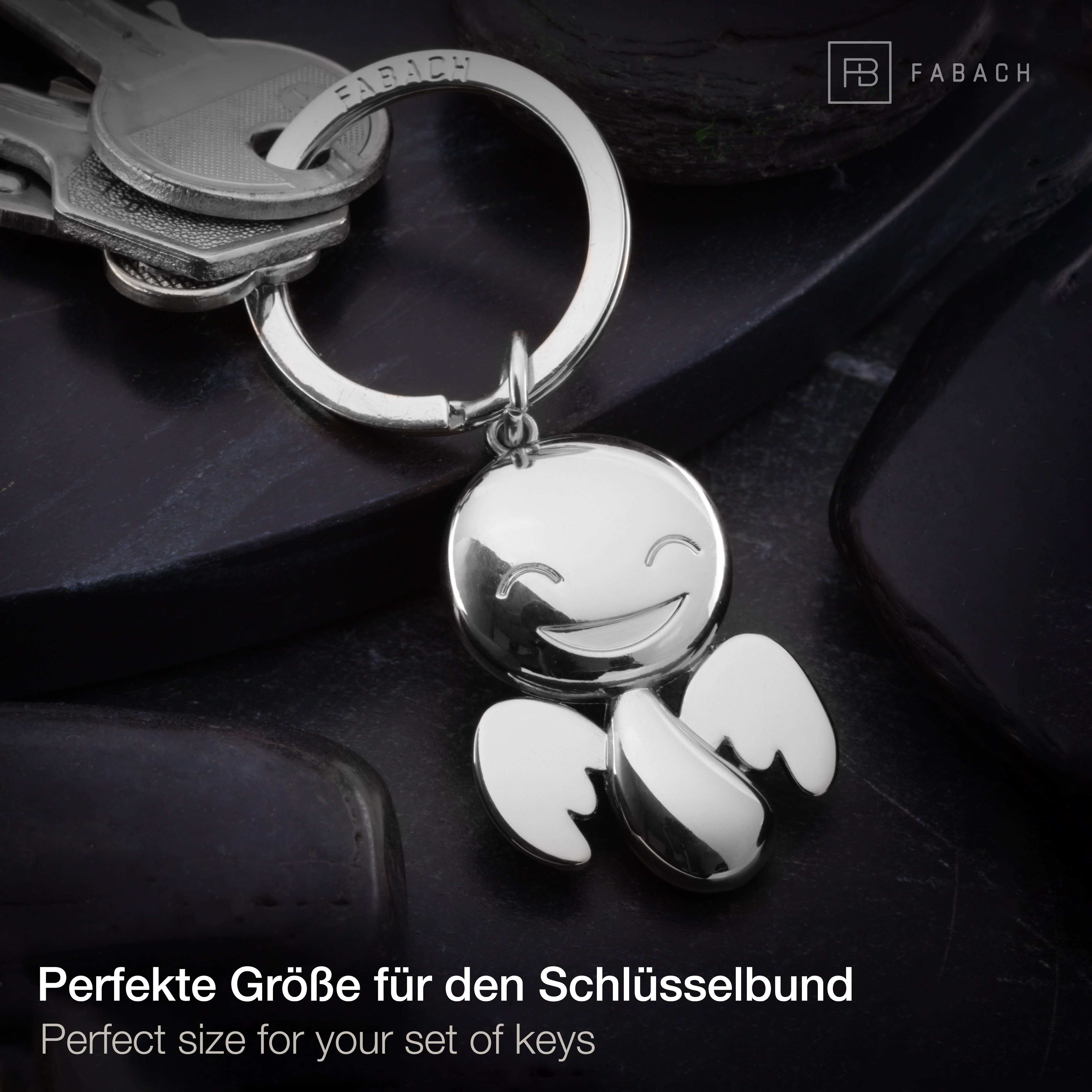 FABACH Schlüsselanhänger Schutzengel Happy - Glücksbringer Geschenk zum Führerschein