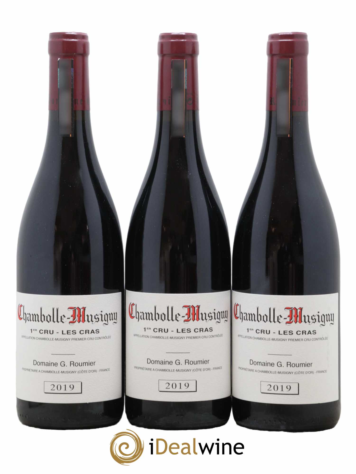 Chambolle-Musigny 1er Cru Les Cras Georges Roumier (Domaine)  2019 - Lot de 3 Bouteilles