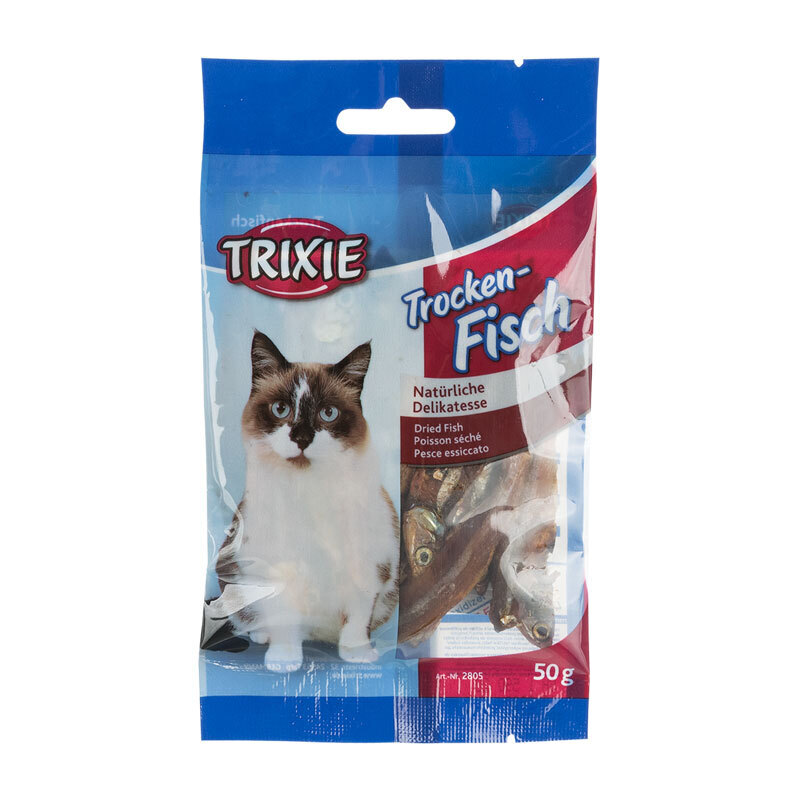 Trixie Snacks Trixie Trockenfisch für Katzen 6x50g