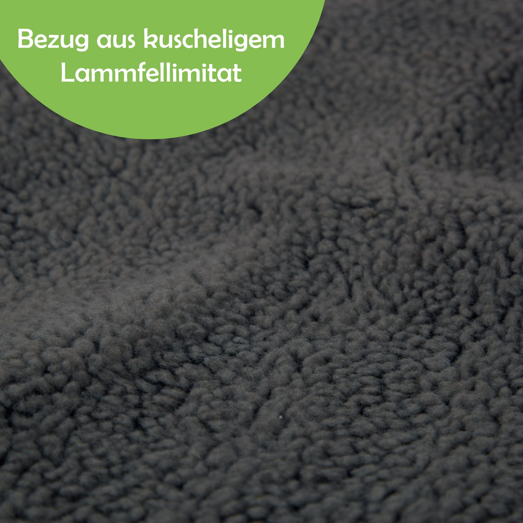 Bestlivings Tierdecke Selbstheizende Thermodecke, aus Polyester, für Katzen & Hunde mit Reißverschluss, thermoisolierende, kuschelig weiche, waschbare Haustierdecke