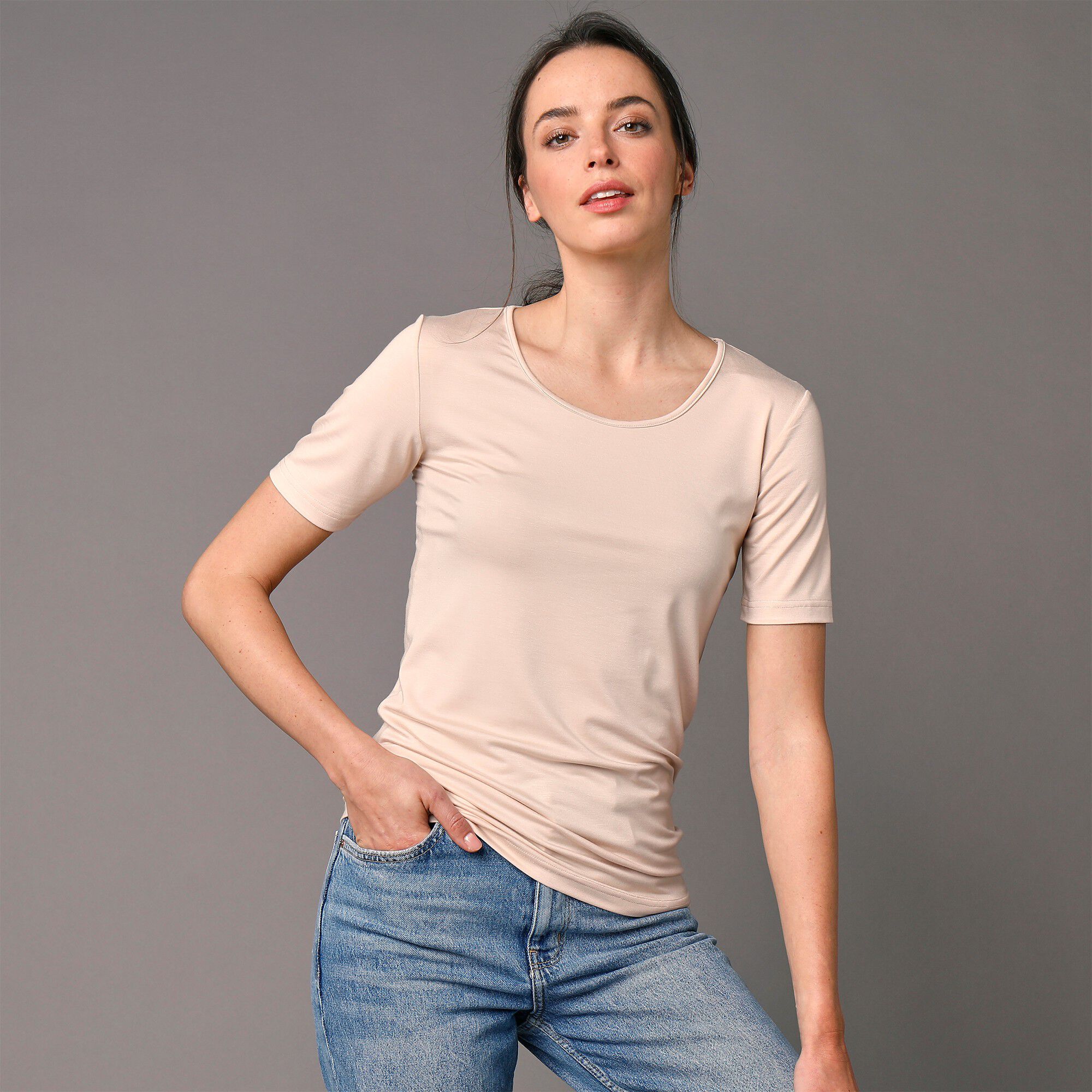 Tee-shirt manches courtes chaleur seconde peau