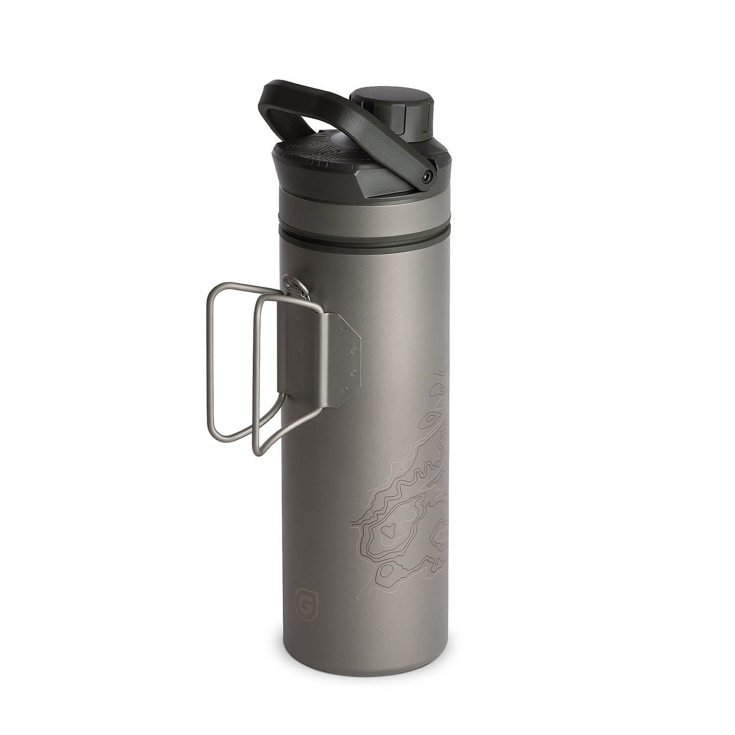 Titanium UltraPress Purifier Trinkflasche