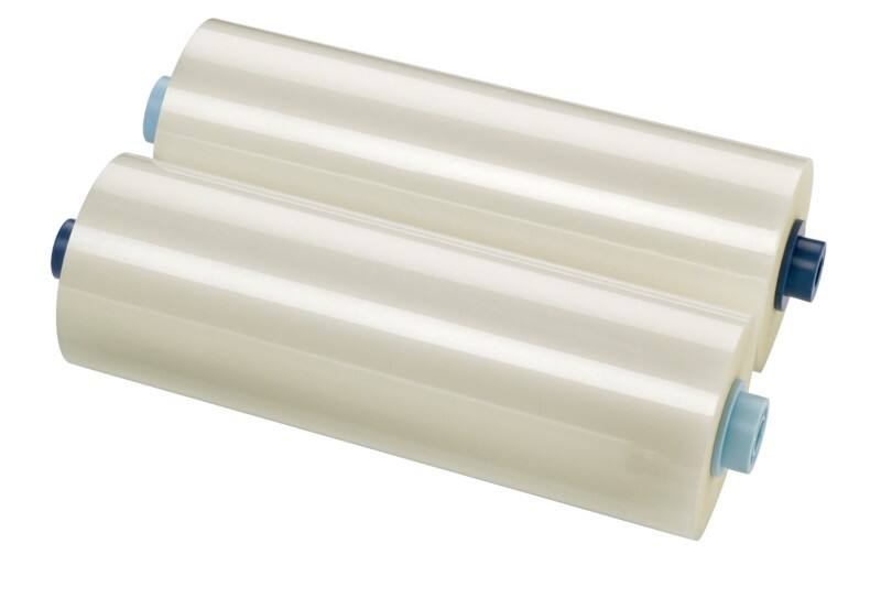 GBC EzLoad Rollen-Laminierfolie DIN A3 Glänzend 125 Mikron (2 x 125) Transparent 2 Stück