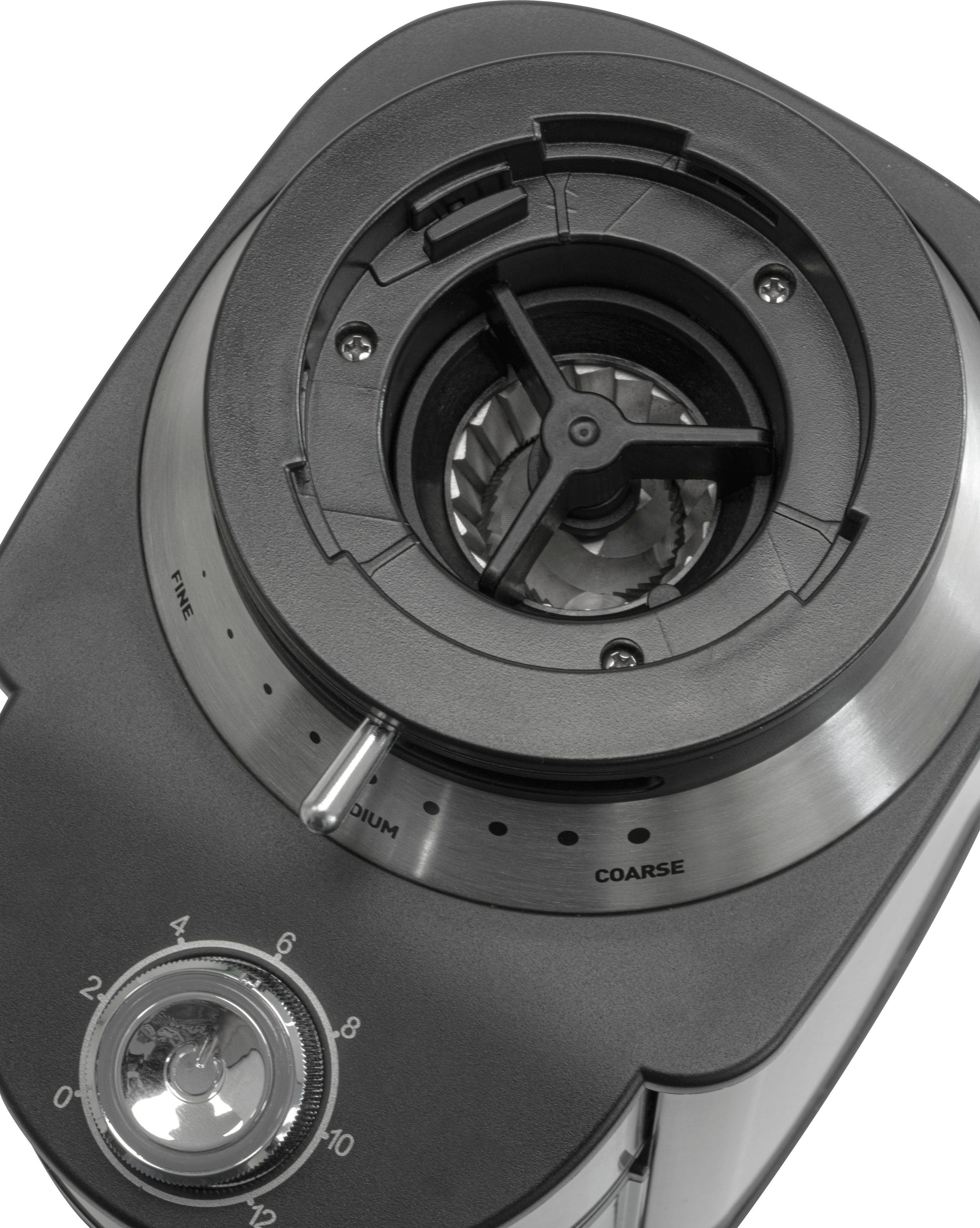 ProfiCook Kaffeemühle PC-EKM 1205, 200 W, Kegelmahlwerk, 230 g Bohnenbehälter, inox