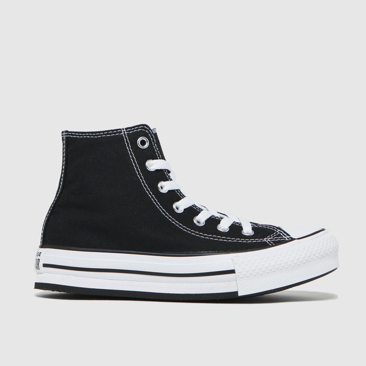 Črni superge Converse All Star Eva Lift Hi za deklice