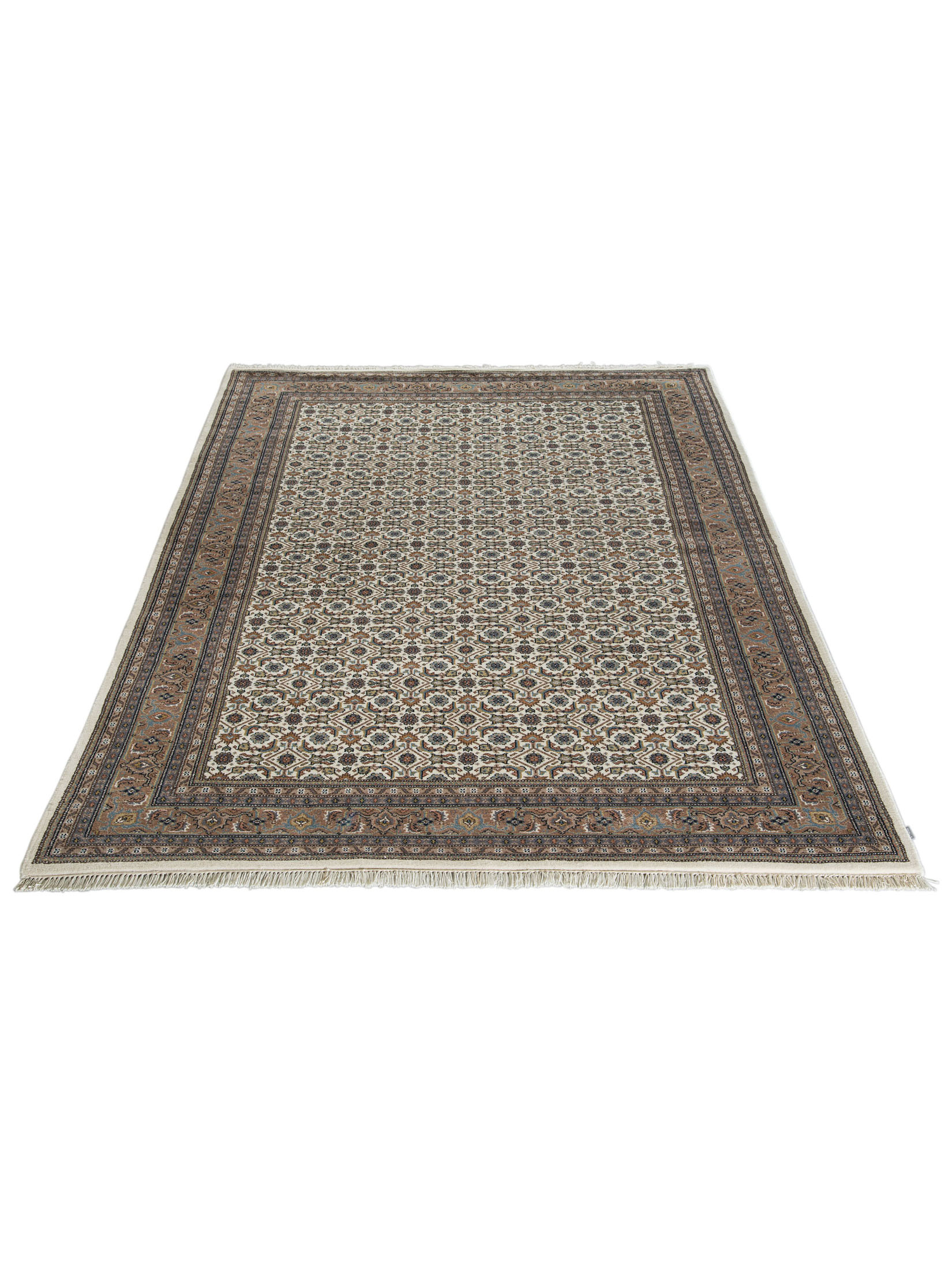 Kanpur Herati Orient-Teppich, Creme