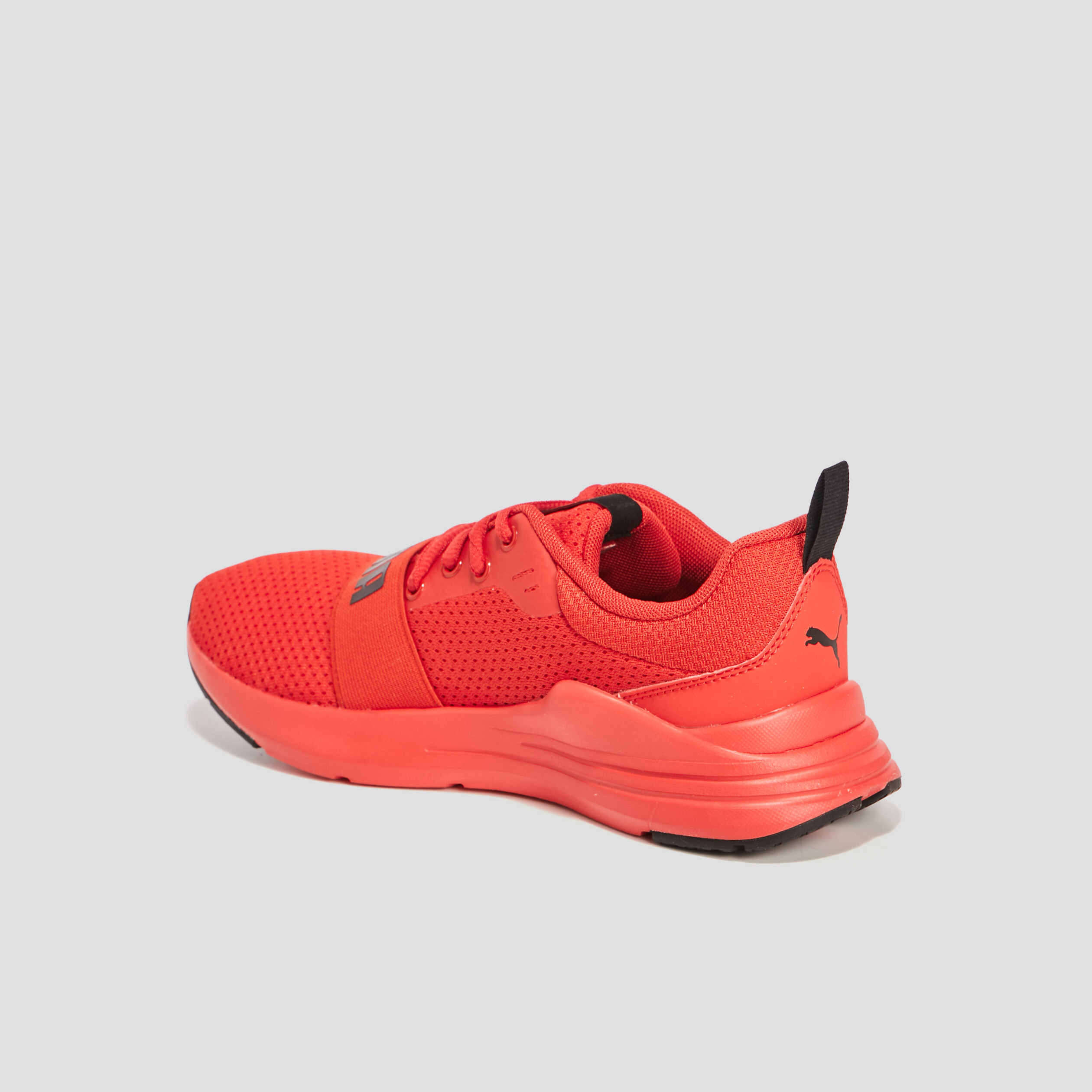 Runnings à lacets Puma Wired rouge garçon | La Halle