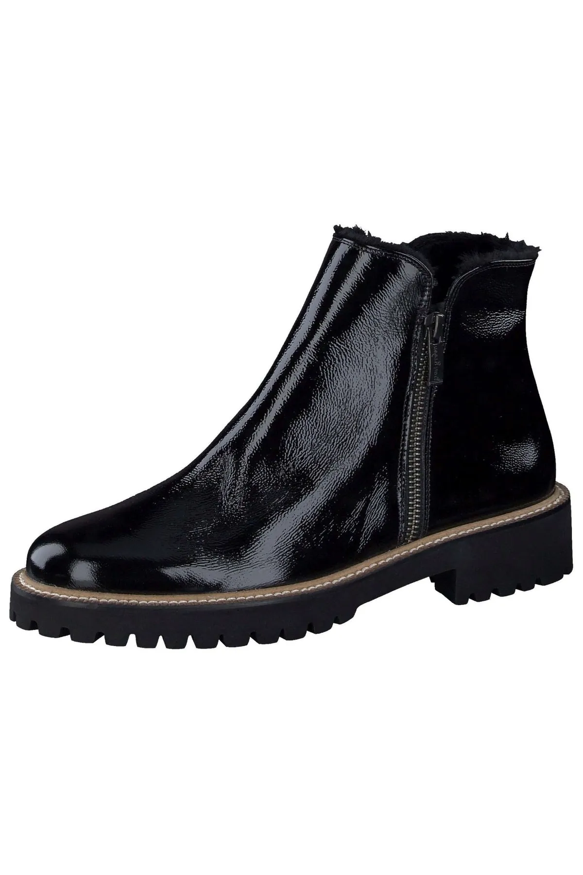 Paul Green  Stiefelette - Schwarz - Blockabsatz