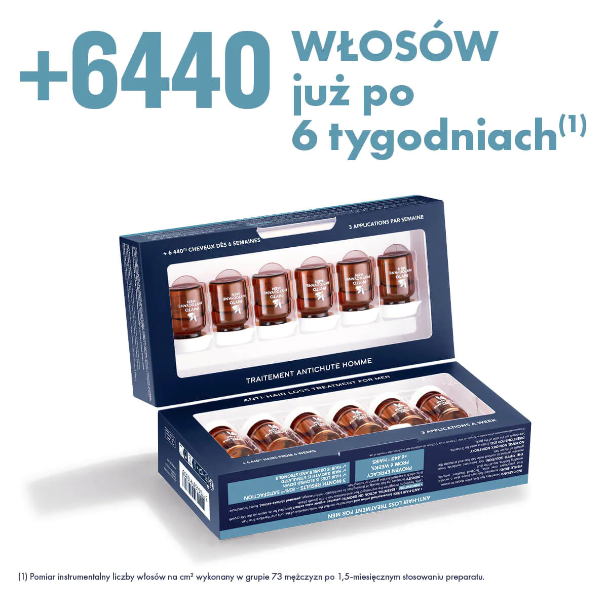 Phyto Phytocyane tretman protiv opadanja kose za muškarce, progresivni gubitak kose 12X5ml