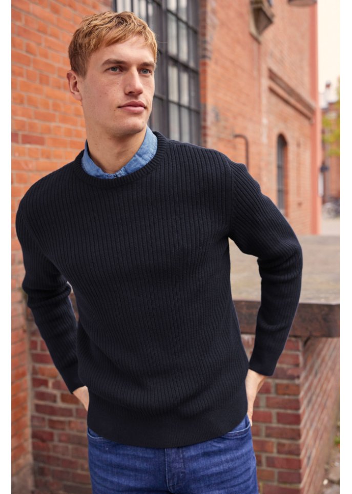 Pullover mit recycelter Baumwolle