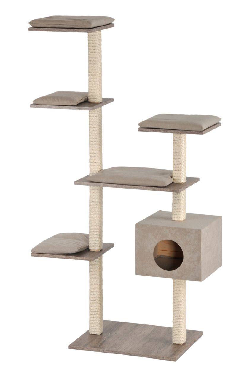 Rohrschneider Kratzbaum Cosy Sanremodekor-Kissen sand