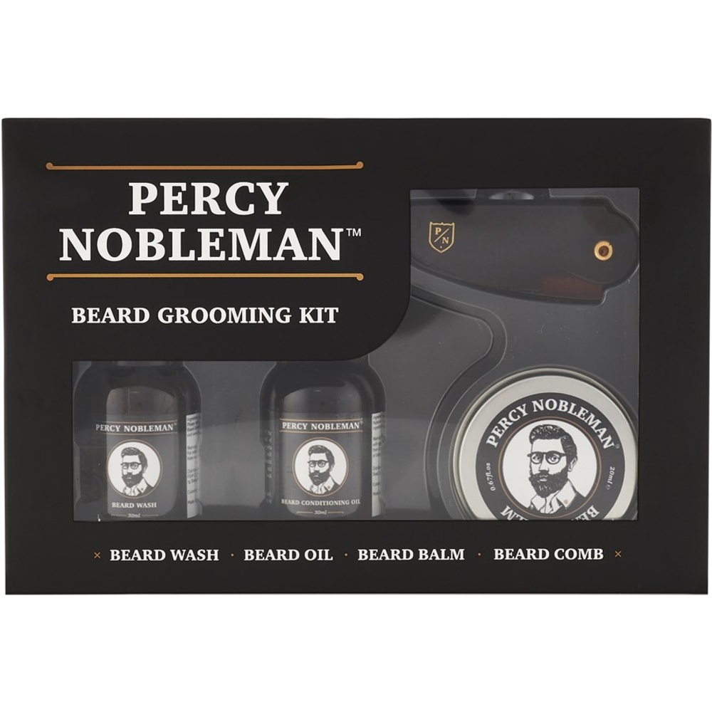 Percy Nobleman Beard Grooming Kit Soin pour barbe