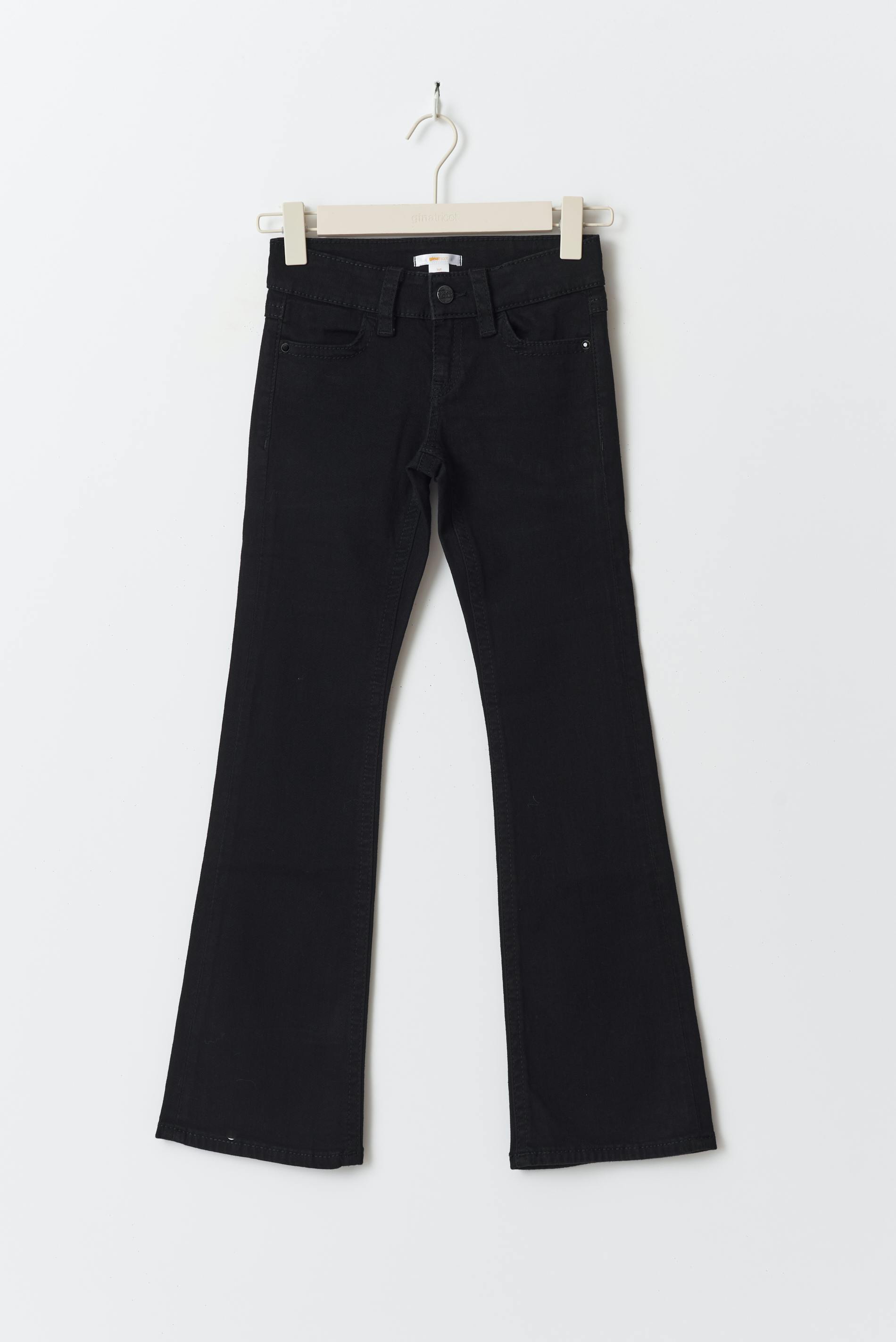 Low boot embroidery jeans