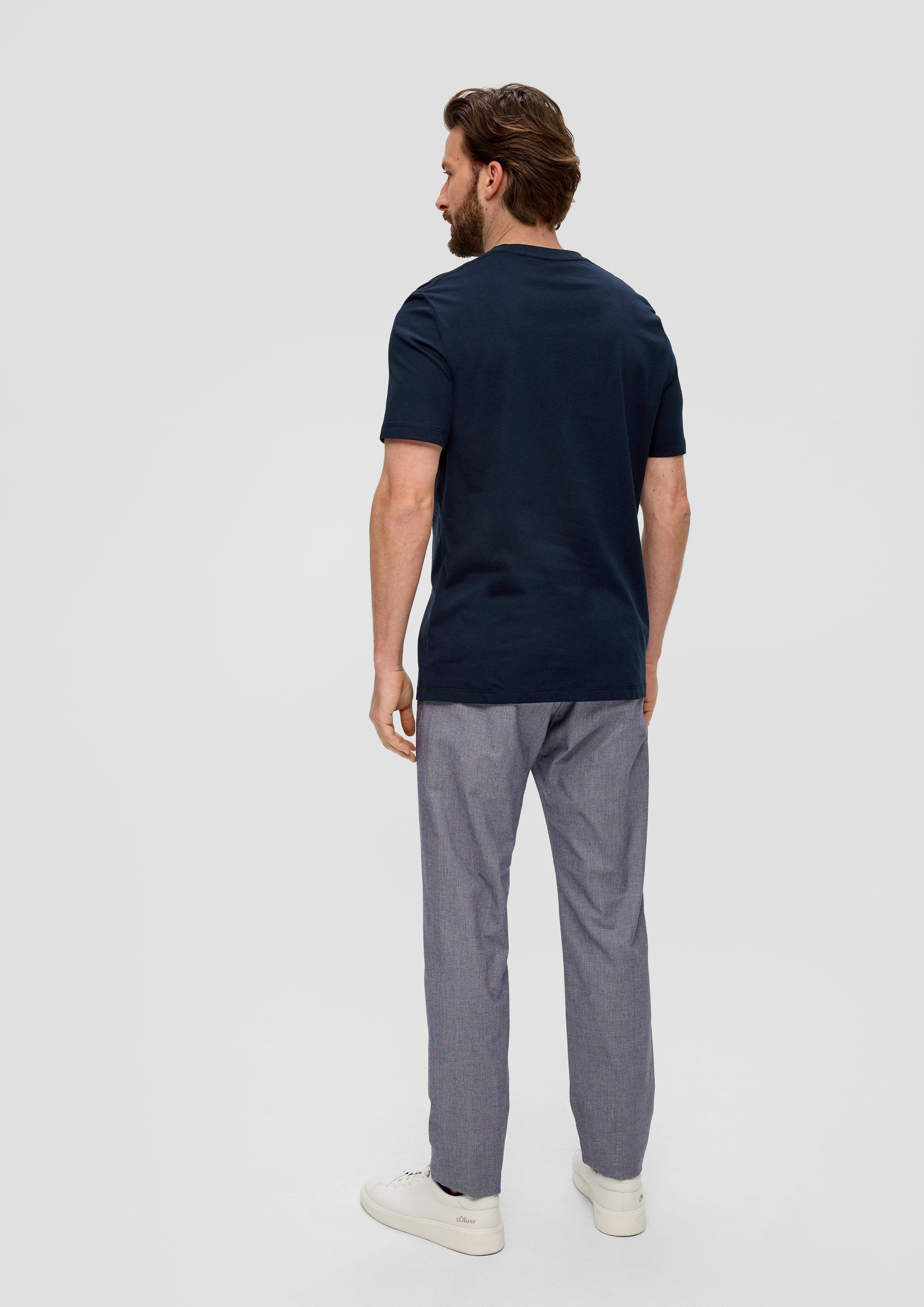 Baumwollshirt mit V-Ausschnitt  2143913-5978