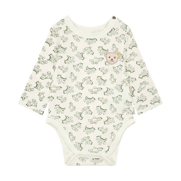 Body langarm, beige für Jungs