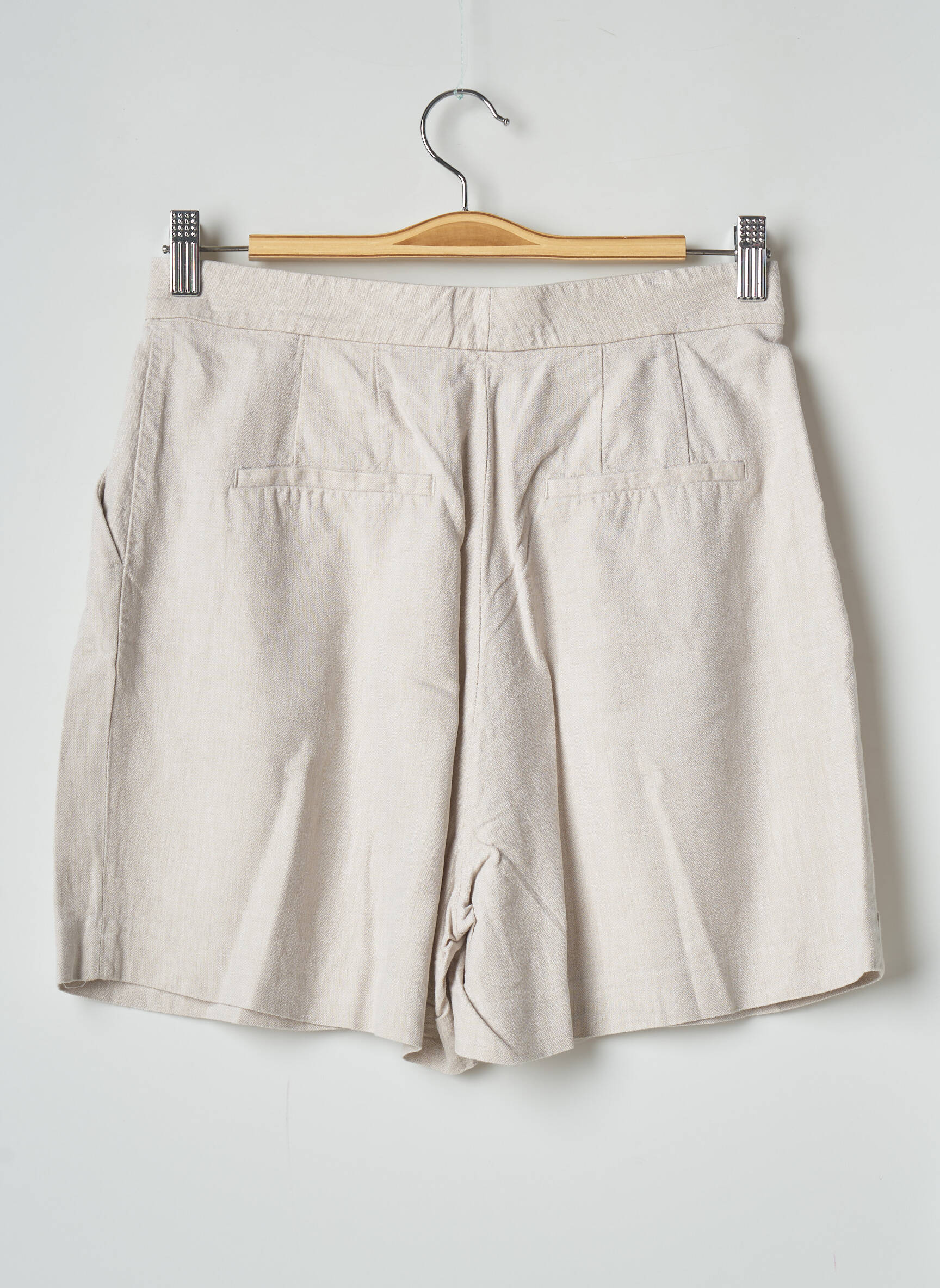 H M Shorts 1 Femme couleur beige