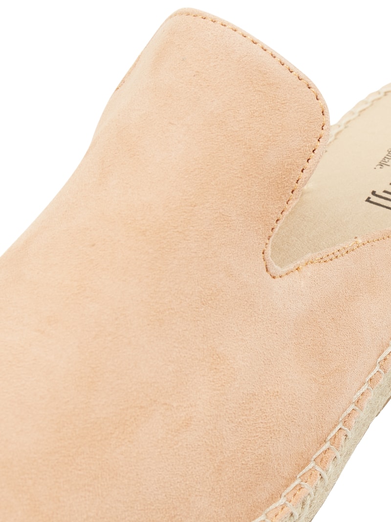 Pantolette aus Leder Modell 'Marrakesh' in apricot