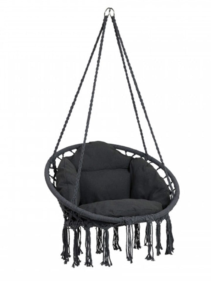 Lifa Living Hängesessel in Anthrazit - (H)120 x Ø 80 cm günstig kaufen onesize