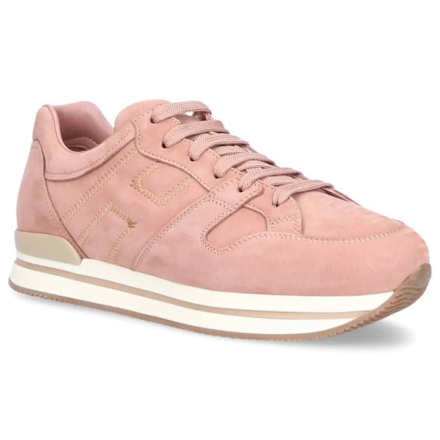Hogan - Sneaker low H222 Veloursleder - pink