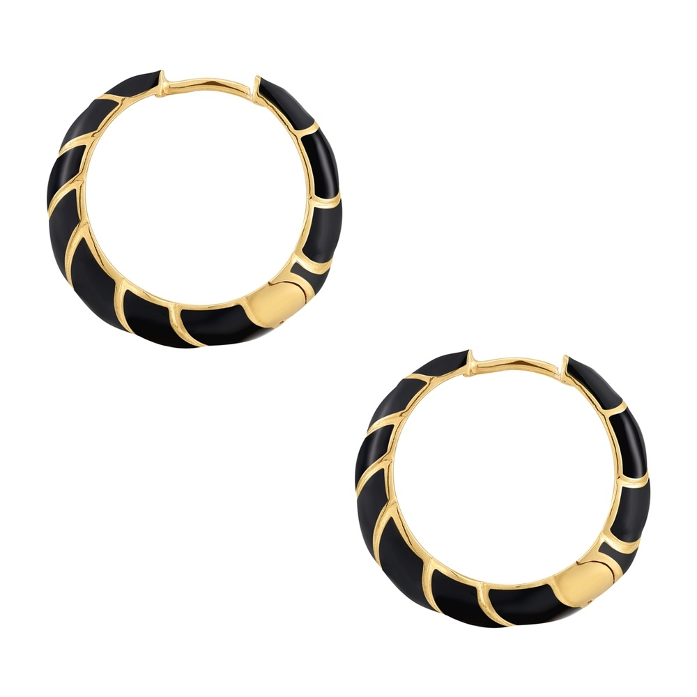 Glanzstücke München Boucles doreilles Argent sterling en Or jaune Boucles d'oreilles