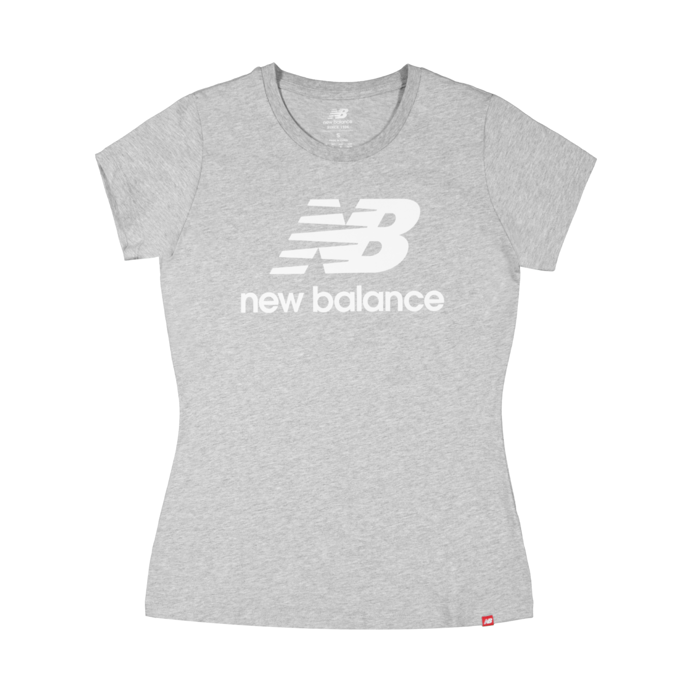 New Balance Ess Stacked Logo T-Shirt Damen FAG