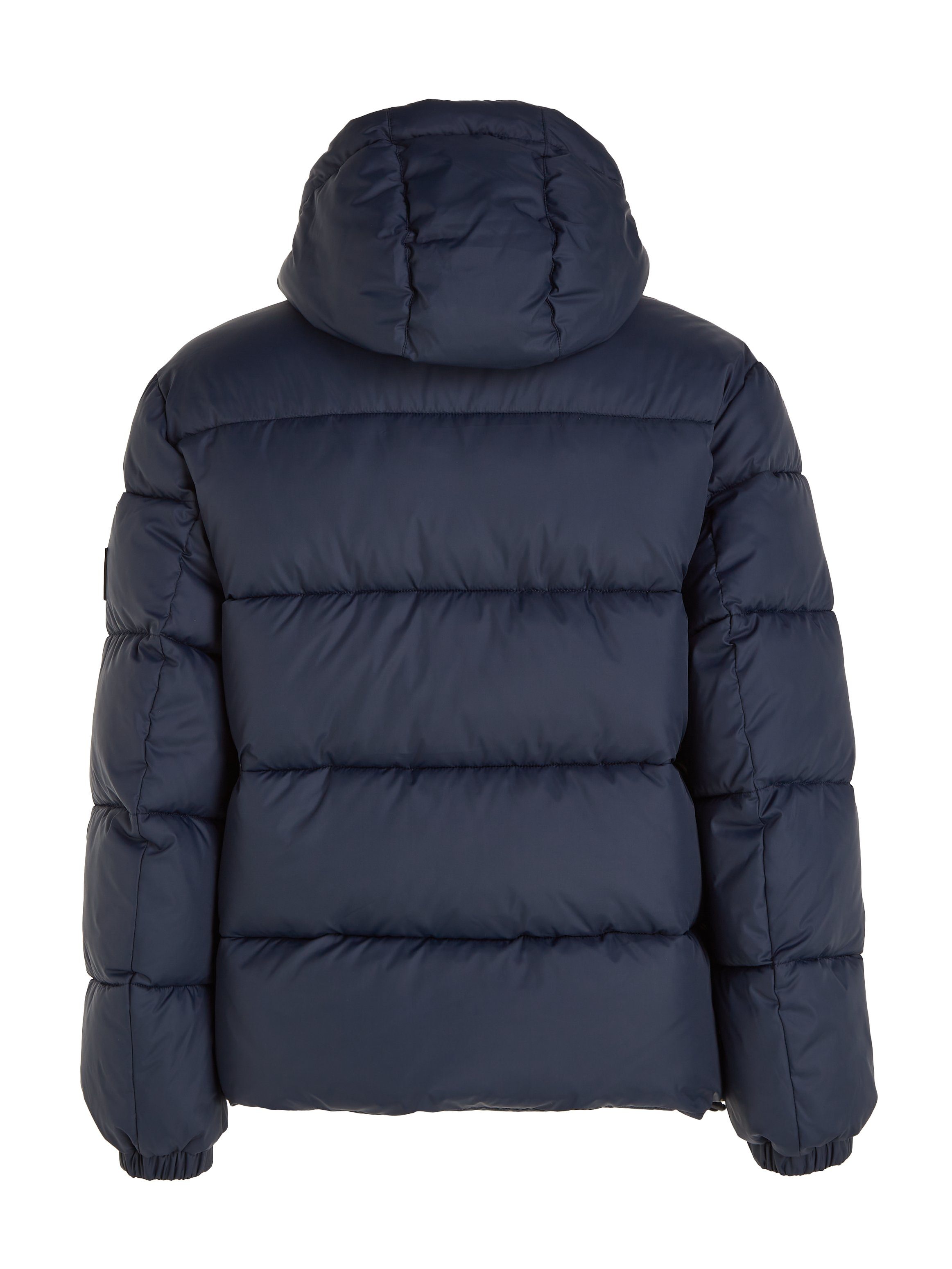 Tommy Jeans Steppjacke TJM ESSENTIAL PUFFER JACKET mit Logoschriftzug in der Kapuze