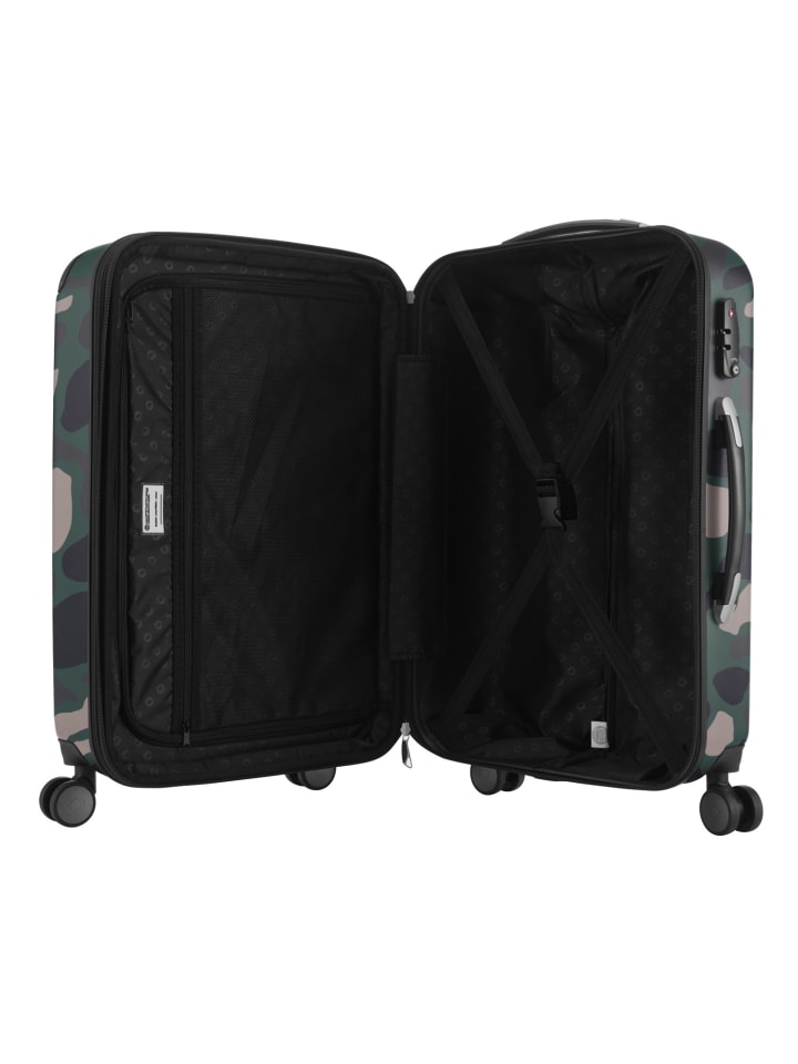 Hauptstadtkoffer Spree - Großer Koffer erweiterbar XL Trolley Aufgabegepäck, TSA, in Camouflage günstig kaufen L