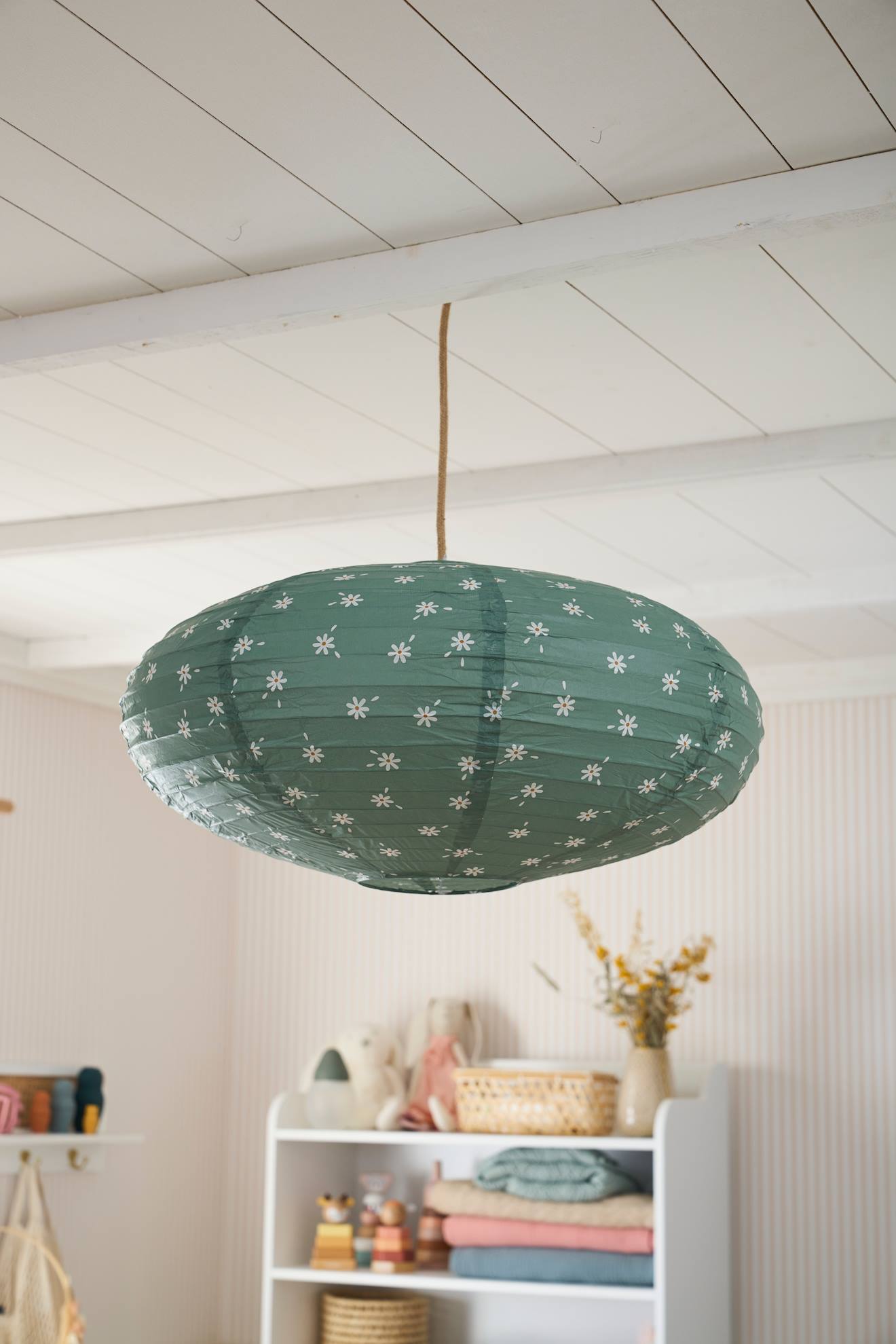 Vertbaudet Kinderzimmer Papierlampenschirm - grün