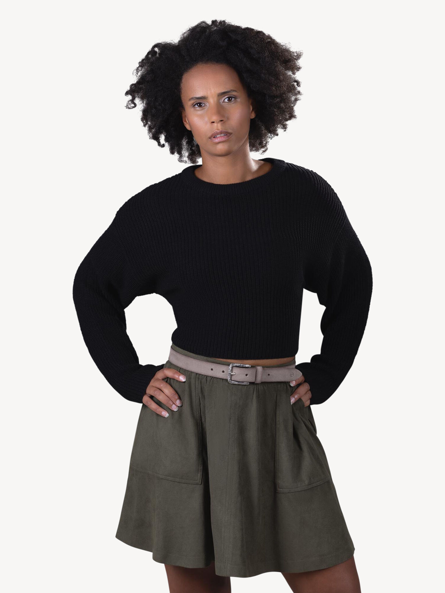 Ceinture en cuir - marron