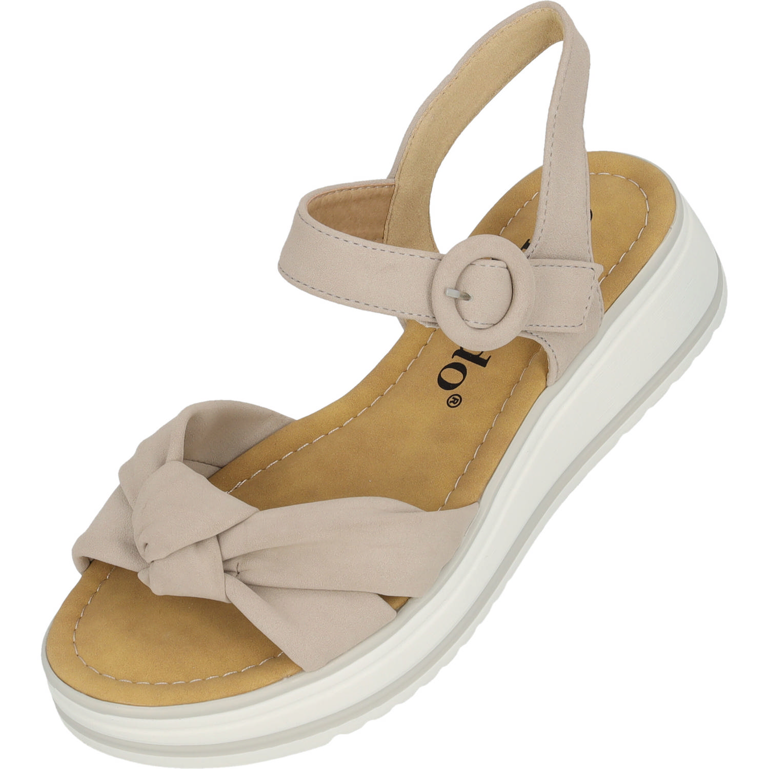 Palado Ebelli, Plateau-Sandaletten, Damen, Beige