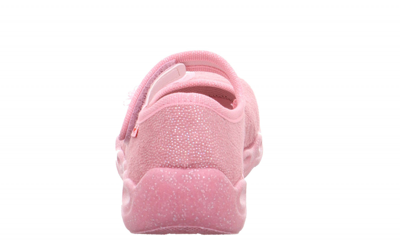 BUBBLE - Rosa/MehrfarbigHausschuh mit Klettverschluss