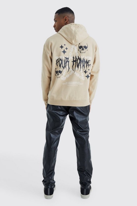 Hoodie mit Pour Homme Stern Print
