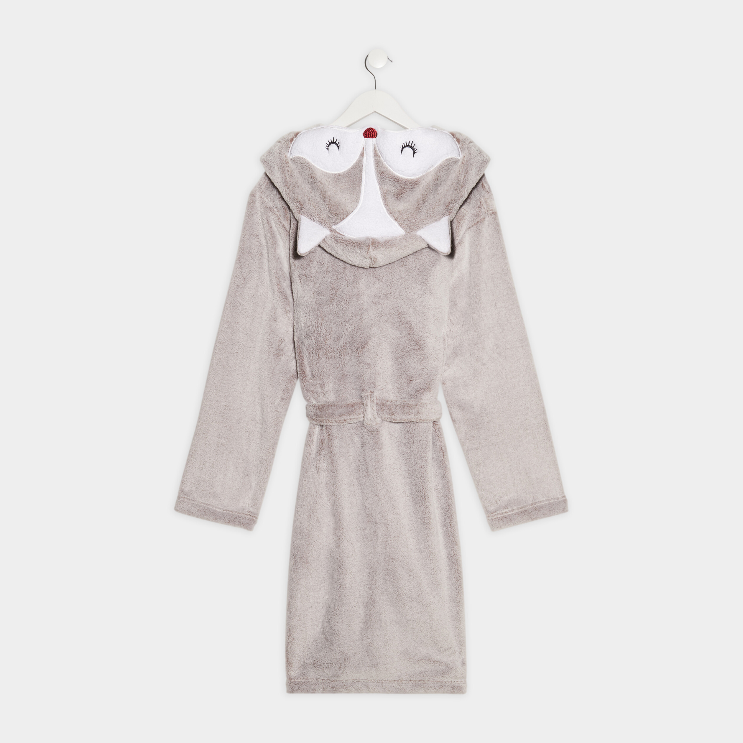 Peignoir à capuche sable fille | La Halle