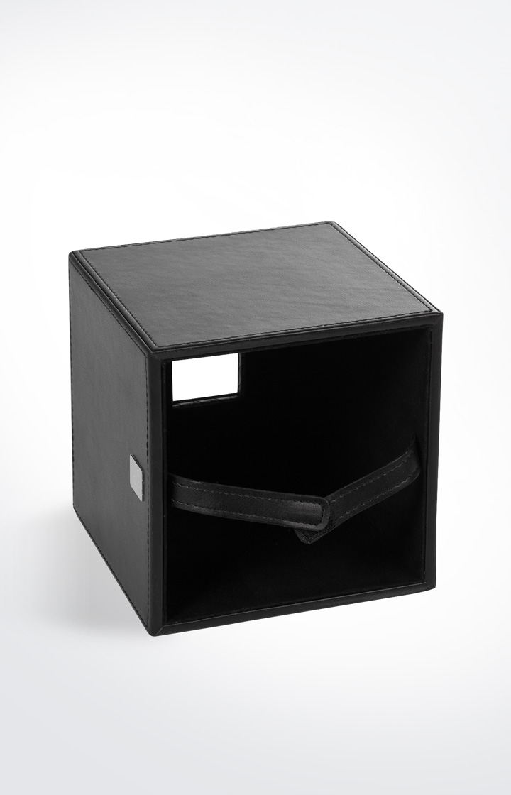 Kosmetiktuch-Spender Bathline, Schwarz