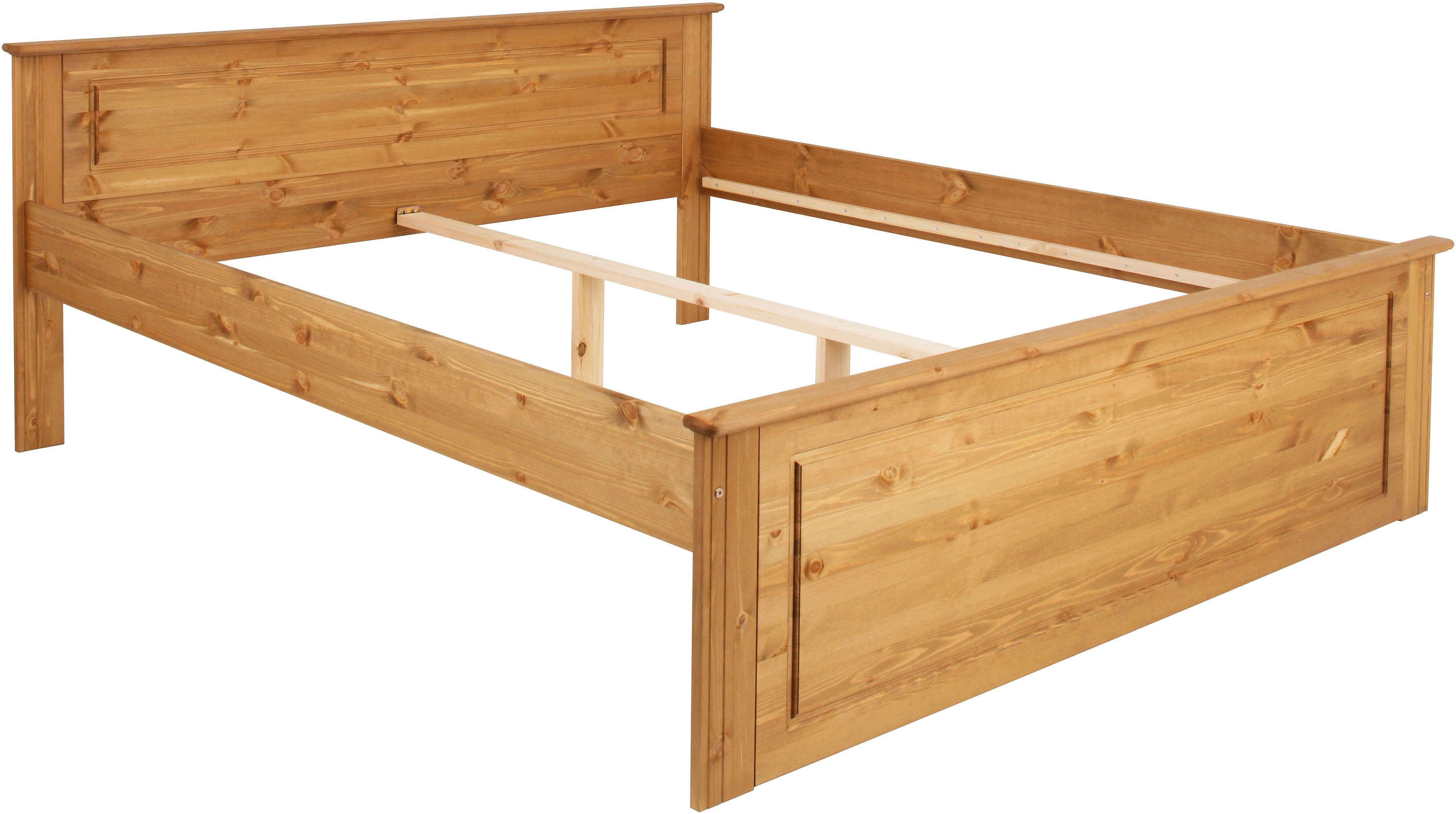 Home affaire Schlafzimmer-Set Hugo, (Set, 4-St), Bett 180 cm, 5-trg Kleiderschrank und 2 Nachttische