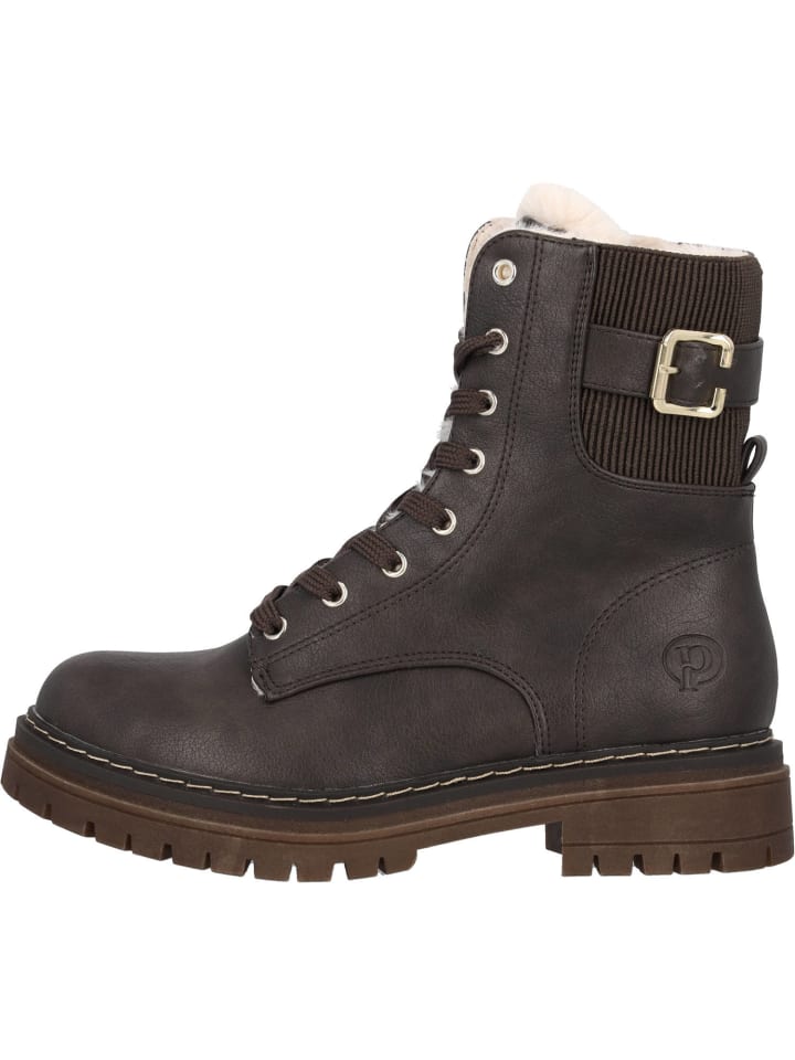 palado Schnürstiefel in dk brown günstig kaufen