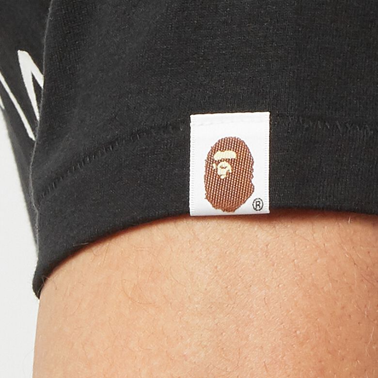 A Bathing Ape Crystal Stone Bape STA Logo Tee Black