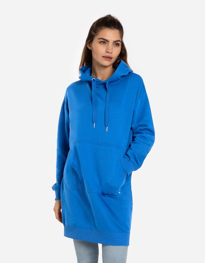 Kleid - Kapuze mit Tunnelzug