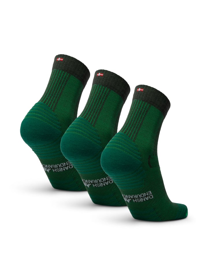 DANISH ENDURANCE Socken Merino Hiking Light in green günstig kaufen