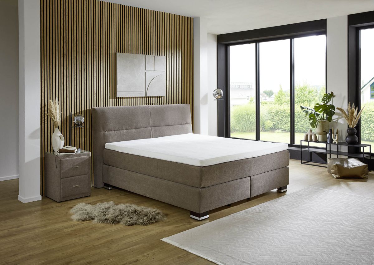 Oschmann Boxspringbett 23156 Nougat 180 x 200 cm