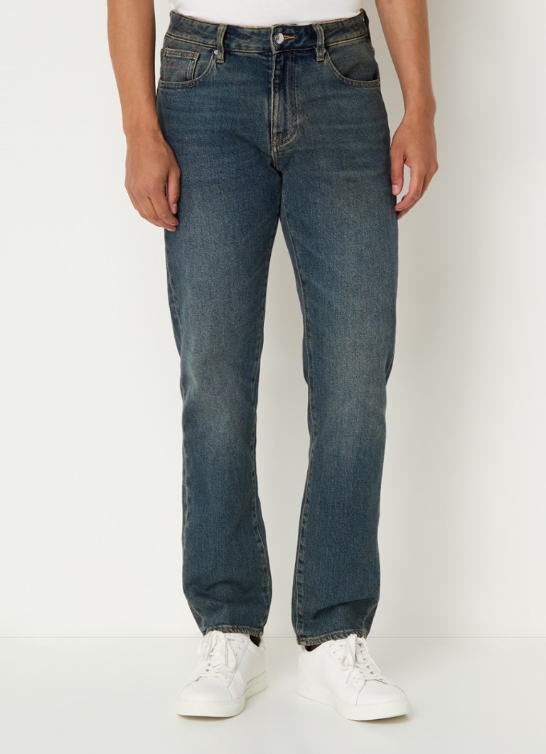 Armani Exchange Slim fit -farkut, joissa tumma pesu