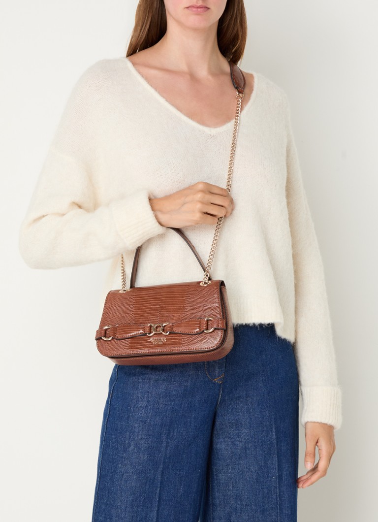 Borsa a tracolla GUESS Arlena con texture e logo
