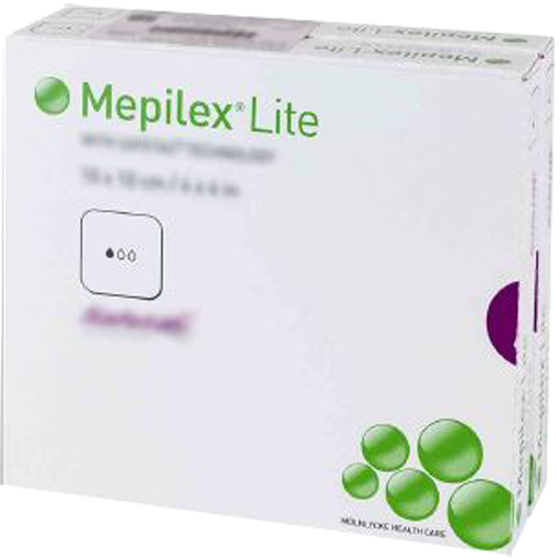 MEPILEX Lite Schaumverband 10x10 cm steril  10 St  Verband