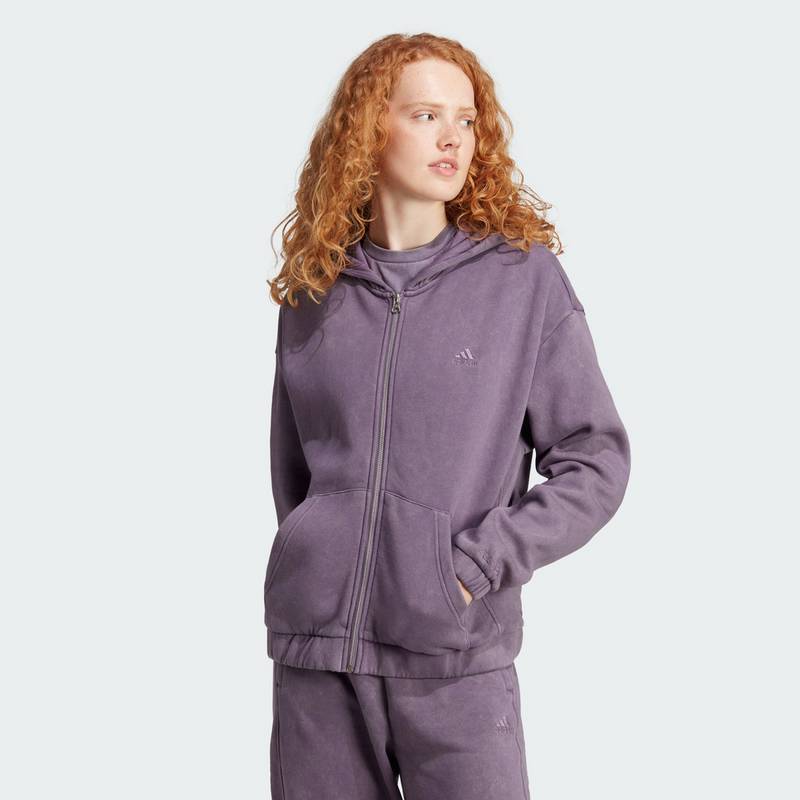 adidas ALL SZN Washed Kapuzenjacke Sweatjacke Damen