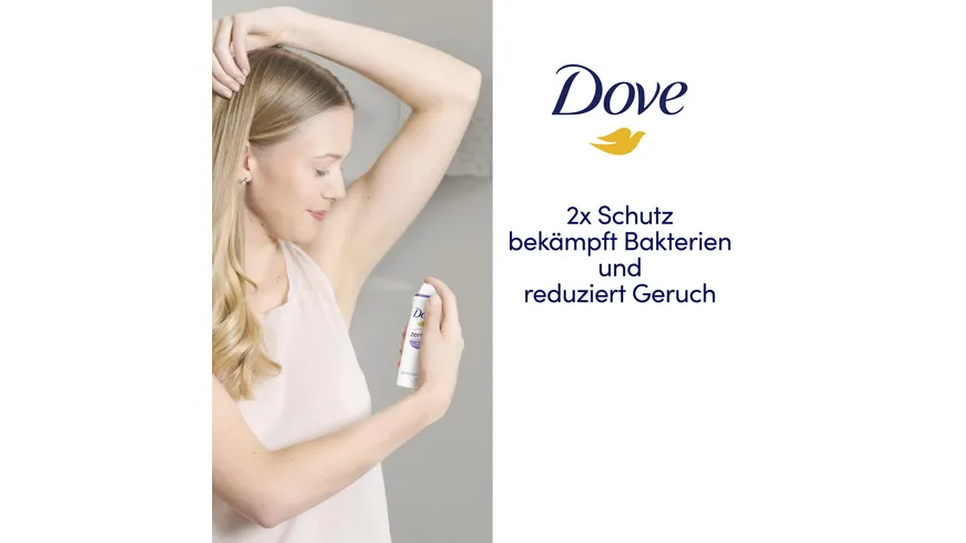 Dove Deodorant-Spray mit Zink-Komplex Kirschblütenduft  0% Aluminiumsalze 150 ml